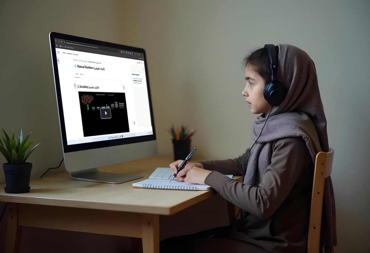 Guldasta Academy Student Afghan School girl learning 